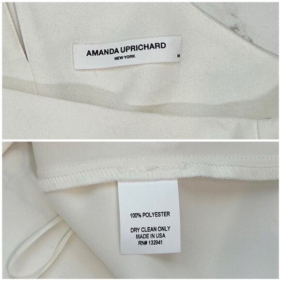 NWOT Amanda Uprichard Fontana Top in Ivory/Cream SZ M $178 - Picture 12 of 12